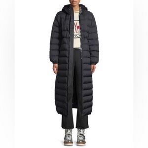 Moncler Grue black long coat